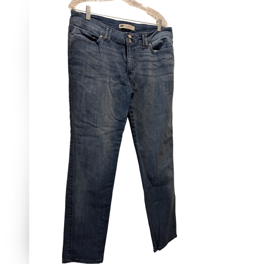 Levi's Women's Jeans Mid Rise Skinny Button Back Pocket Blue Denim Sz 16M *NWOT